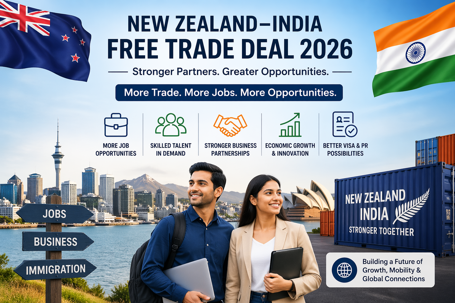 New Zealand India FTA 2026 Jobs PR & Business